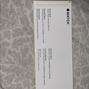 Genuine Apple black sport band